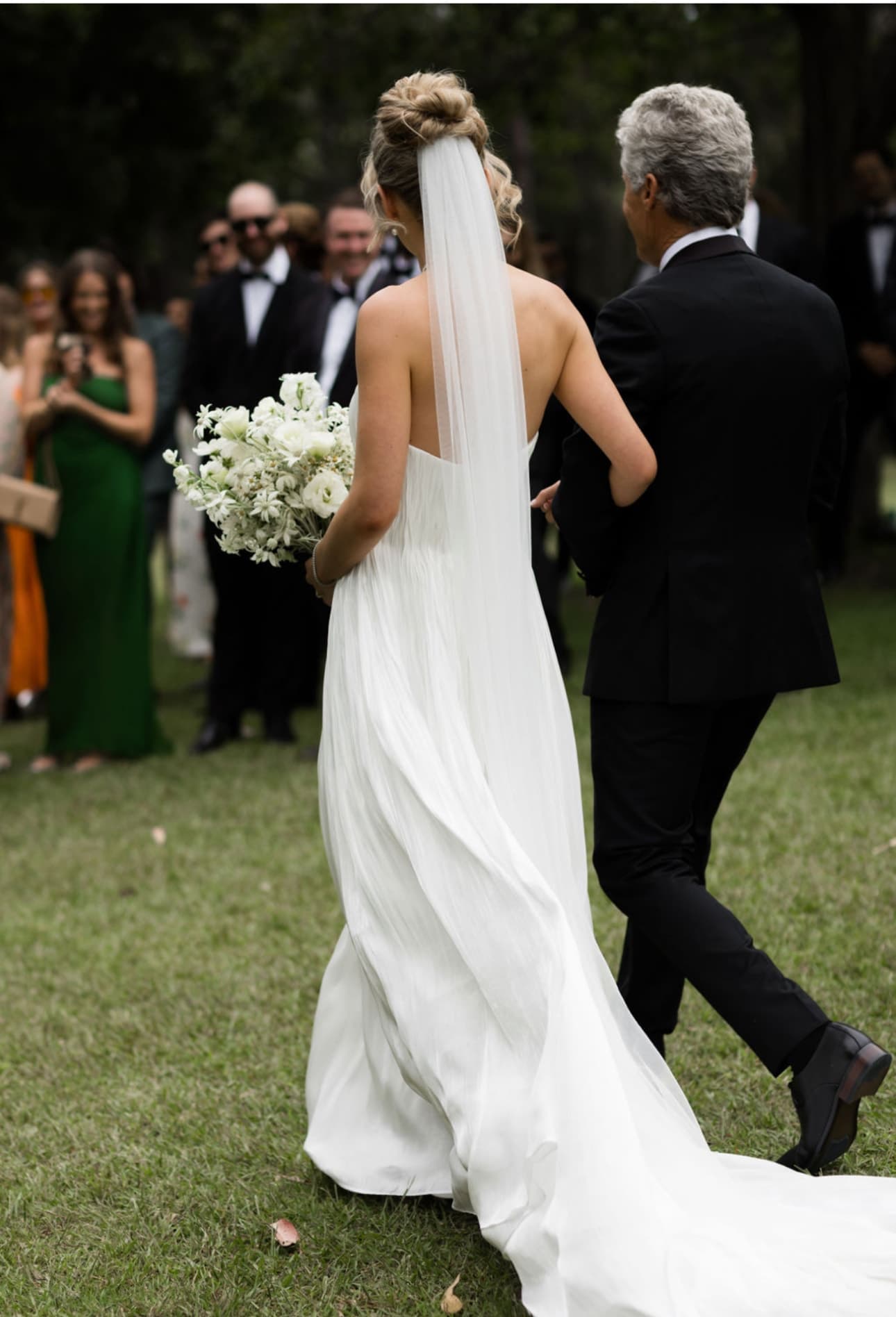 Bushland tux wedding